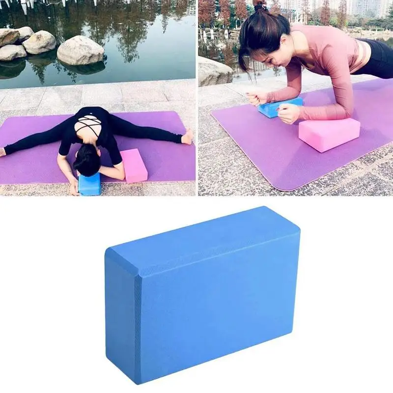 

EVA Yoga Block Fitness Foam Block Brick Cross fit Exercise Workout High-density Supplies Training environmental Bodybui X8X2