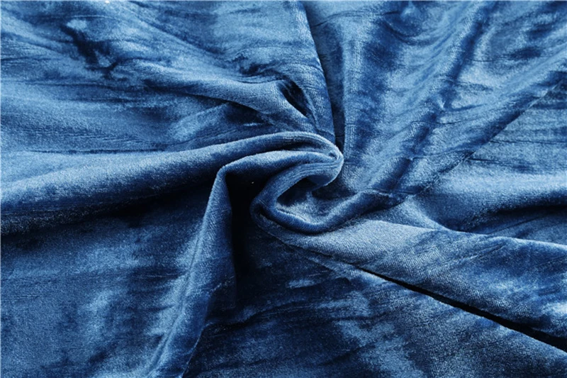 

[EAM] Women Big Size Velvet Blue Leisure Blouse New Lapel Long Sleeve Loose Fit Shirt Fashion Tide Spring Autumn 2021 1DD4232