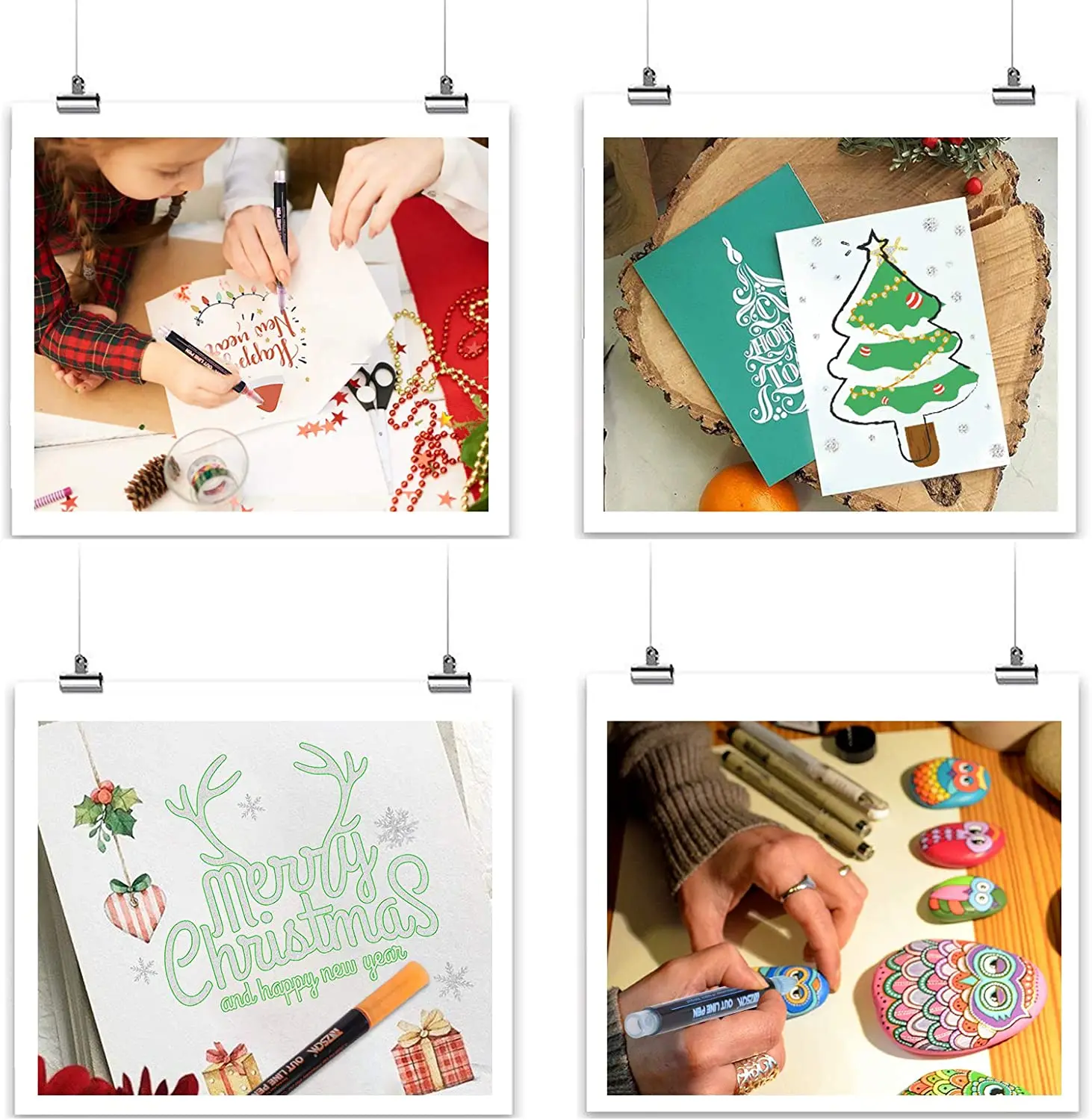 

Outline Metallic Markers , 21 Colors Out Line Paint Permanent Marker Pens, Highlighter Marker Pen Double draw Doubleline Marker