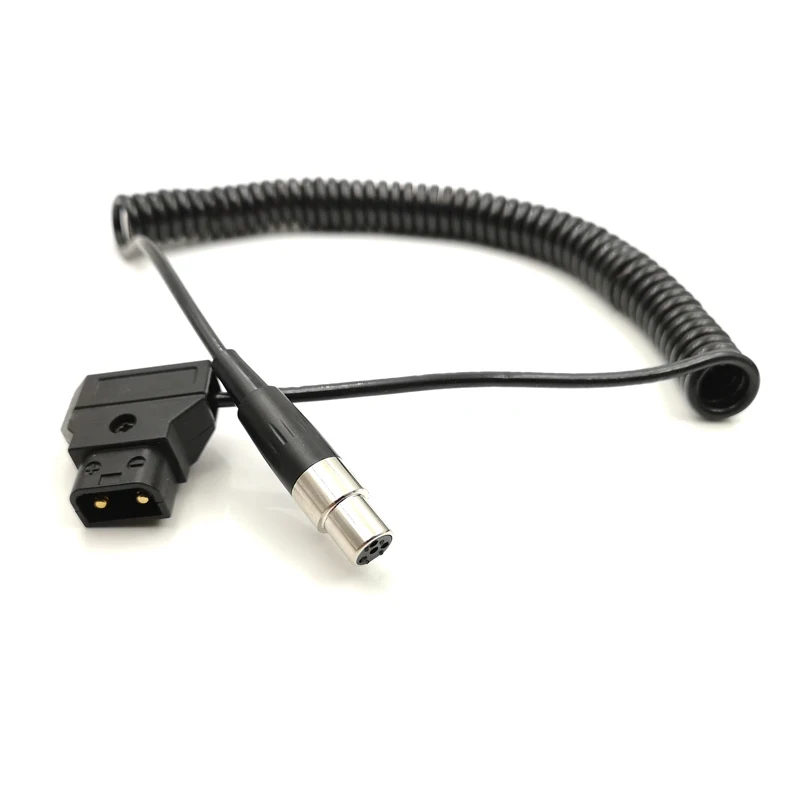 Адаптер питания D-Tap с разъемом папа на Mini XLR 4-контактный разъем мама 12 В