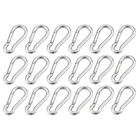 316 нержавеющая сталь Многофункциональная Пружинная Застежка M4 M5 M6 M7 M8 быстросъемный карабин