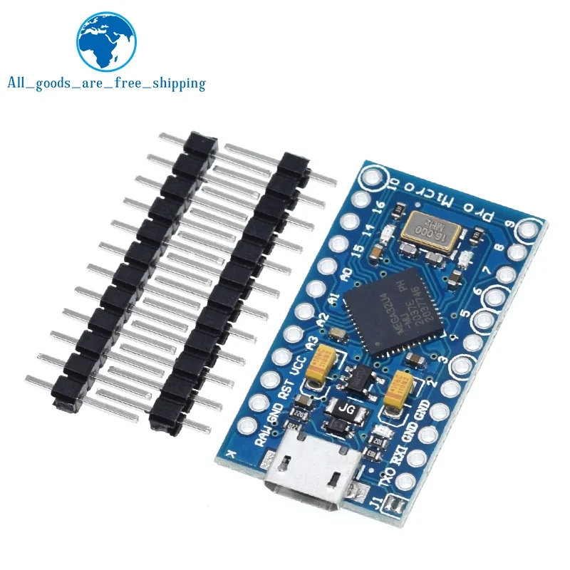 Завеса Pro Micro ATmega32U4 5V 16 МГц заменить ATmega328 для Arduino Mini с 2 Row штыревые Leonardo Usb