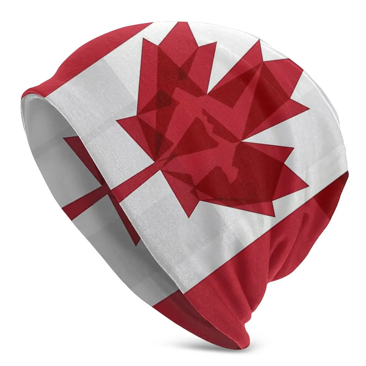O канадского флага чепчик унисекс Зимние теплые Пеший Туризм Шапки двойной Слои