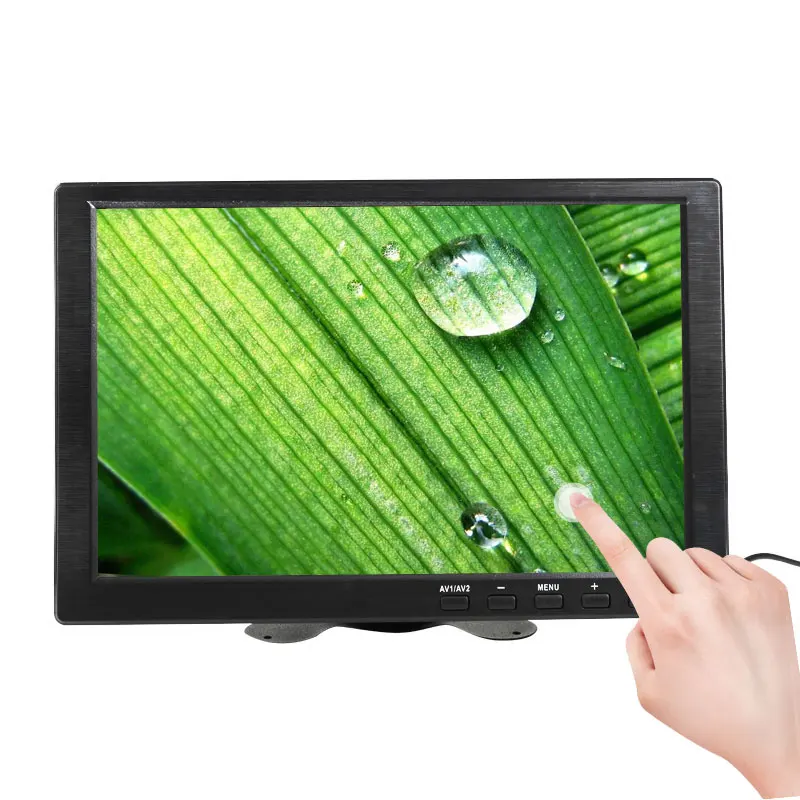 10 1 inch touch screen portable monitor pc laptop small lcd display computer hdmi raspberry pi gaming monitor 1366x768 usb port free global shipping