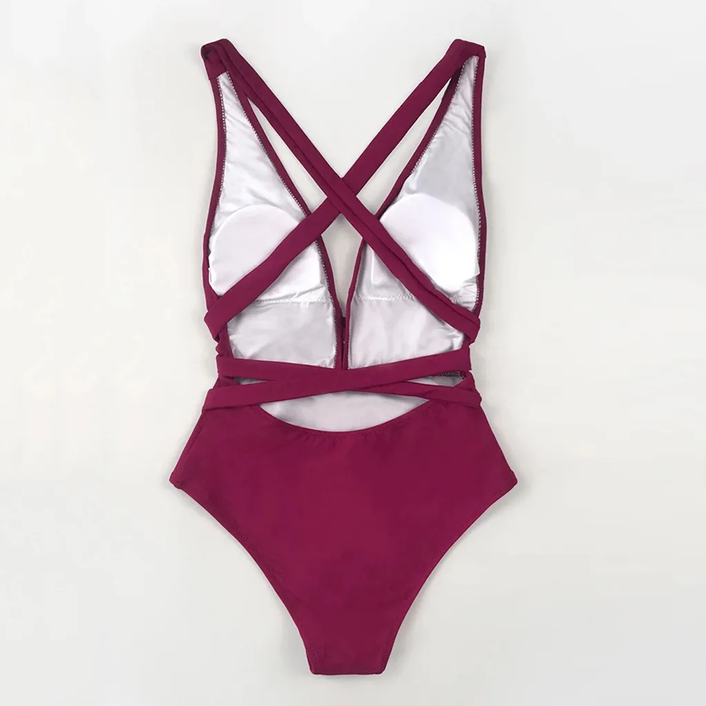 2020 сексуальный женский слитный купальник большого размера Женский винтажный с