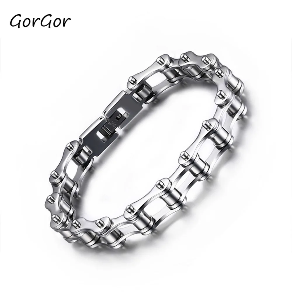 

GorGor 2020 Модный классический серебристый цвет титановые велосипедные шлемы с заклепками браслет для Модные очаровательные вечерние ювелирн...