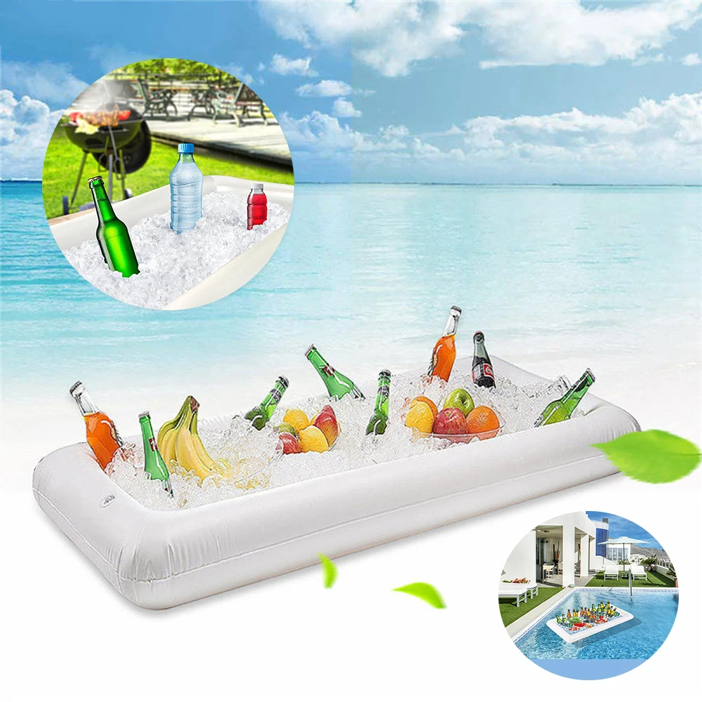Надувной пивной столик для бассейна поднос салата напитков летние вечерние