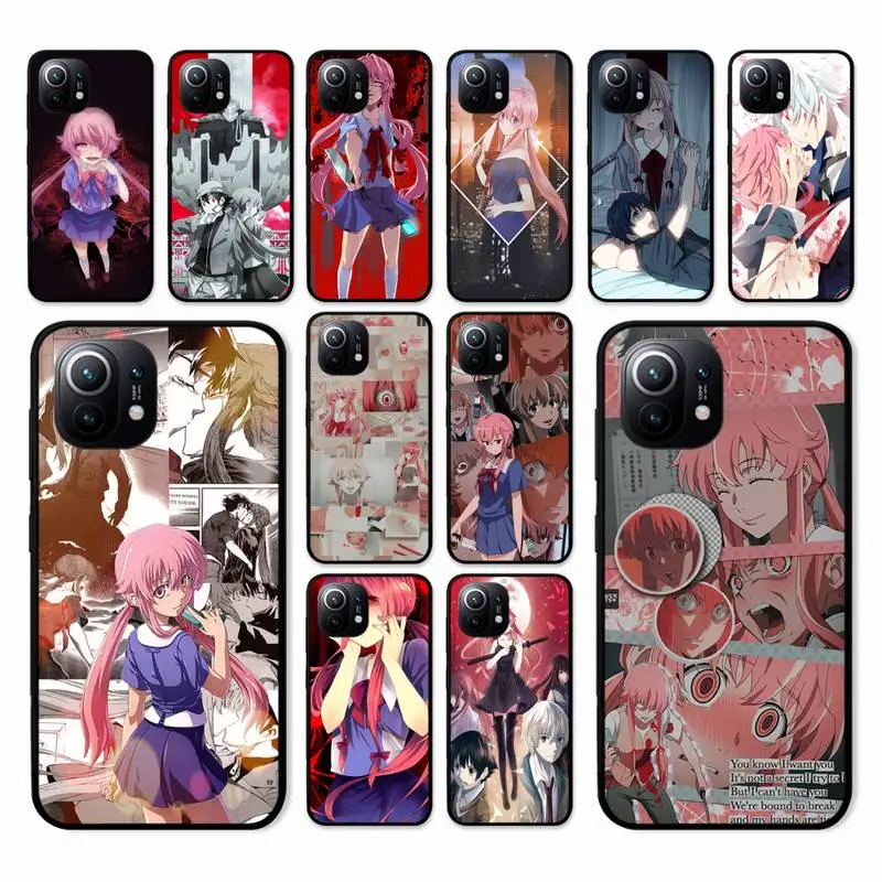 

Anime Mirai Nikki Future Diary Phone Case For Xiaomi Mi Note 10 Pro 8 Lite 9 Se 10T 6X 6 5X 5 F1 Mix 2S Max 2 3 Cover
