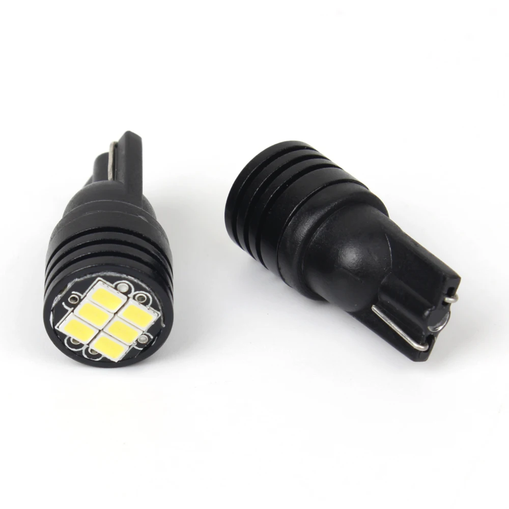 CN360 10PCS LED T10 194 168 Canbus Car Signal Light Reading Dome Interior Bulb Corner Turning Exterior Lamp Accessories 12V | Автомобили и