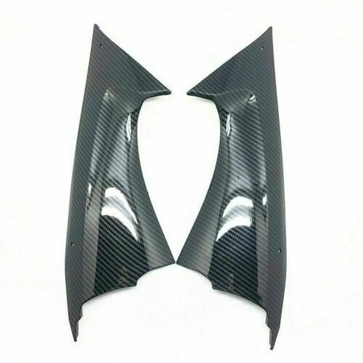Carbon Fiber Pattern Side Air Duct Cover Fairing Insert Part for Yamaha YZF R6 2008-2016