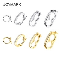 3 styles 925 sterling silver clasps for diy necklaces pendant lock clasp buckle jewelry making accessories 3pcslot sc cz152