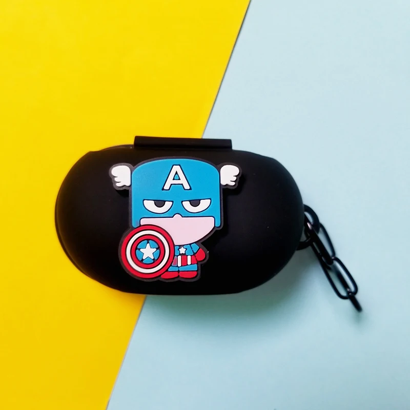 Мультфильм Серия Marvel Силиконовый чехол для наушников пылезащитный чехол для samsung Galaxy Buds ультратонкий протектор чехол