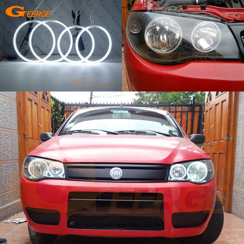 Для FIAT PALIO 2004 2005 2006 отличные ультра яркие CCFL ангельские глазки Halo кольца