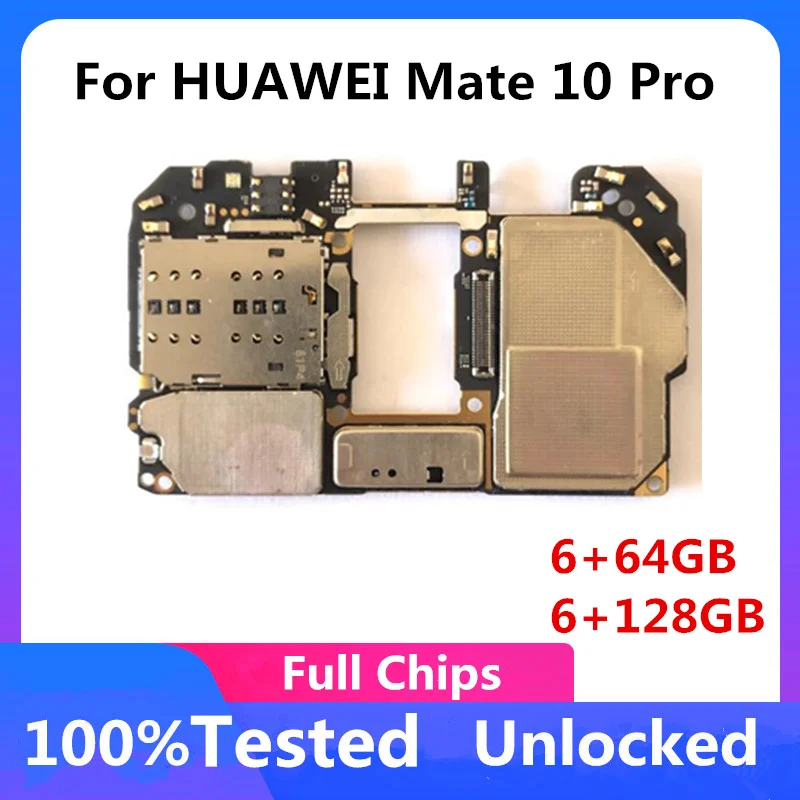 100 ^ % оригинальная разблокированная материнская плата для HUAWEI Mate 10 Pro с полными