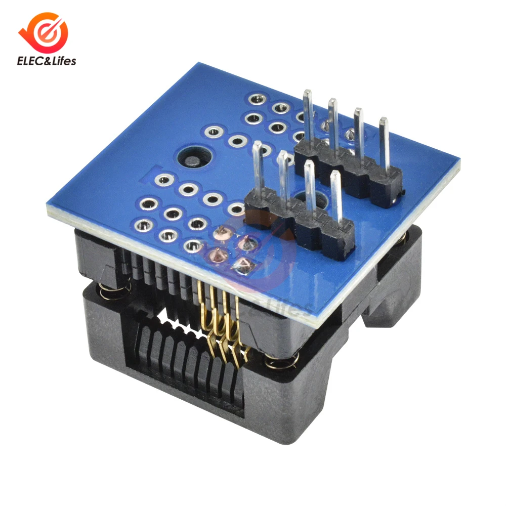 Программатор SOIC8 SOP8 на DIP8 Dip 8 с широким кузовом и узким сиденьем поддержкой 150 мил