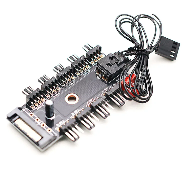 4-контактный Компьютерный Вентилятор с контролем скорости концентратор может