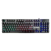 rapoo v52pro wired keyboards 1 8m mixed color backlight system 104 key keyboard