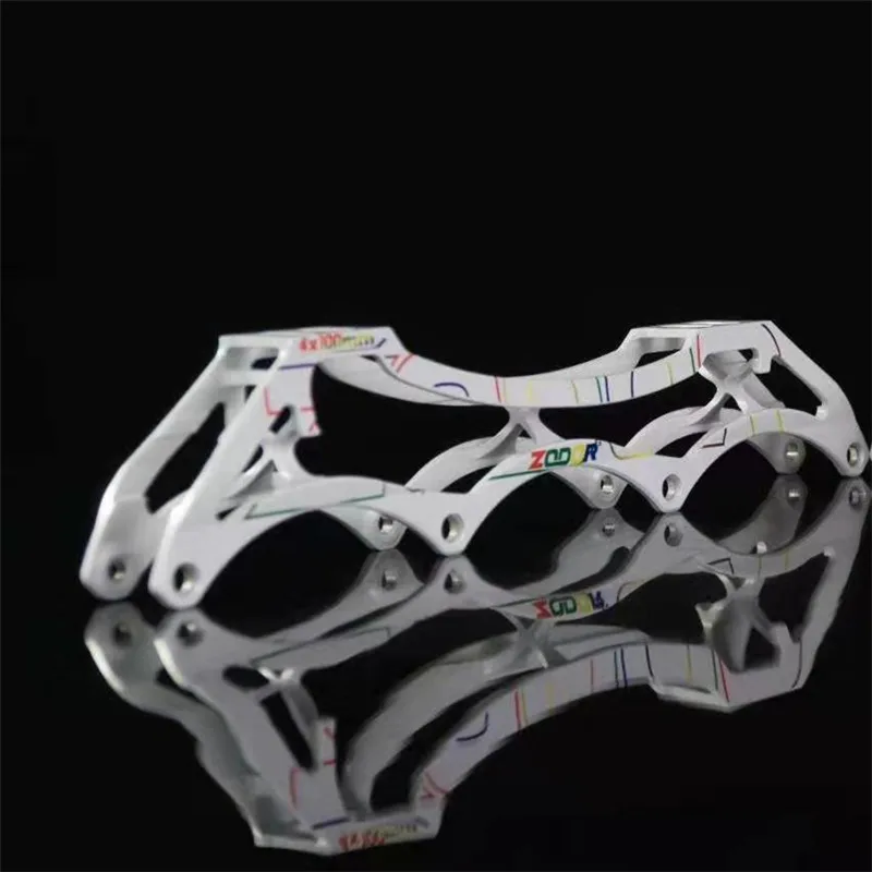 Оригинальные 4 колесные роликовые коньки ZODOR для марафона база скоростных