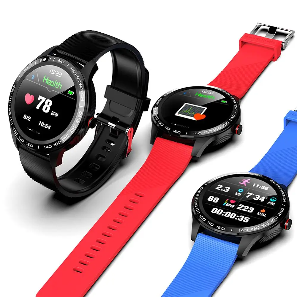

NEW L9 Smart Watch Men ECG PPG Heart Rate Blood Pressure Fitness Tracker Waterproof Wristwatch Business Smartwatch VS L5 L7 L8