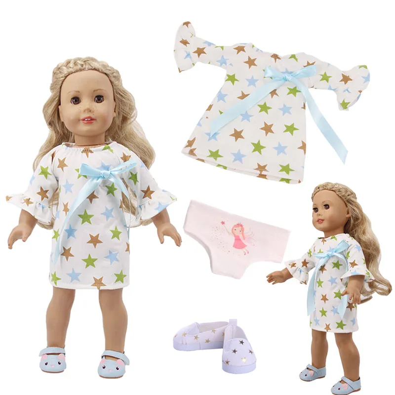 Платье с расклешенными рукавами и бантом пятиконечной звездой подходит для 18