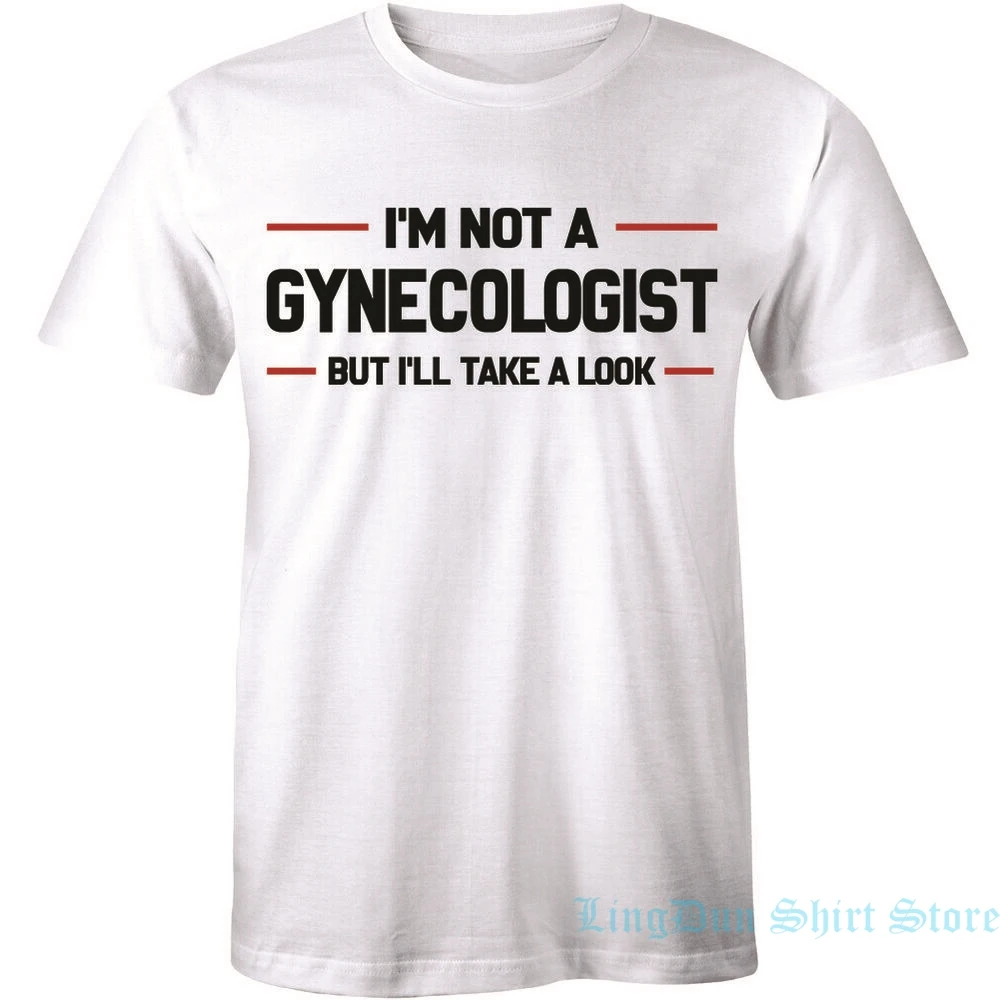 Я не гинеколог но выглядеть забавно доктор Obgyn Футболка Мужская s футболка для