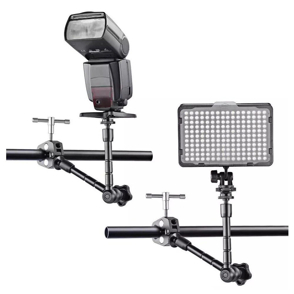 GloryStar 11 Inch Adjustable Friction Articulating Magic Arm Super Clamp for SLR LCD Monitor LED Flash Light Camera Accessories |