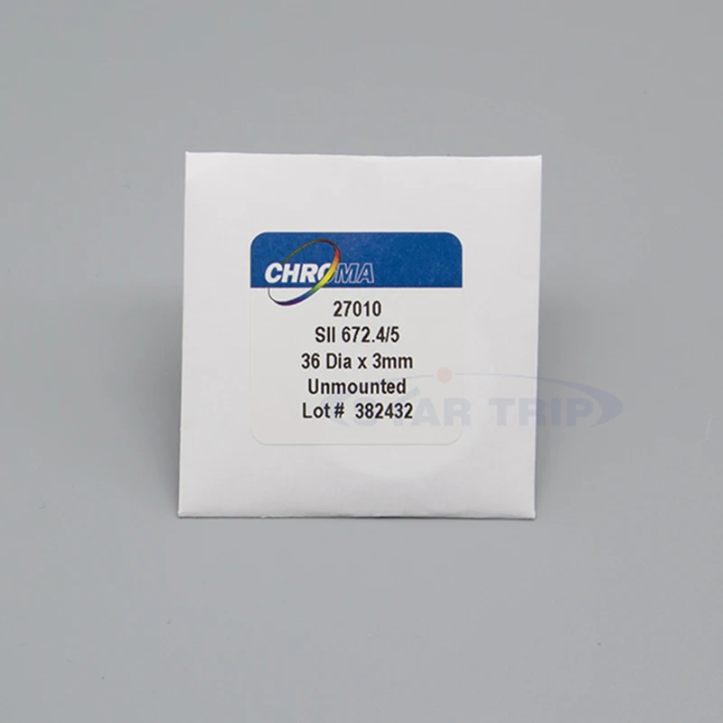 Хрома Ha SII OIII(5nm) узкополосный фильтр - 36 мм круглый немонтированный для астрофотографии на CCD.