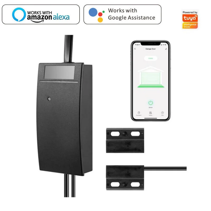 

Tuya Wifi Garage Door Switch Intelligent Garage Door Wireless Controller APP Remote ConrtrolWork with Alexa Google Smart Home