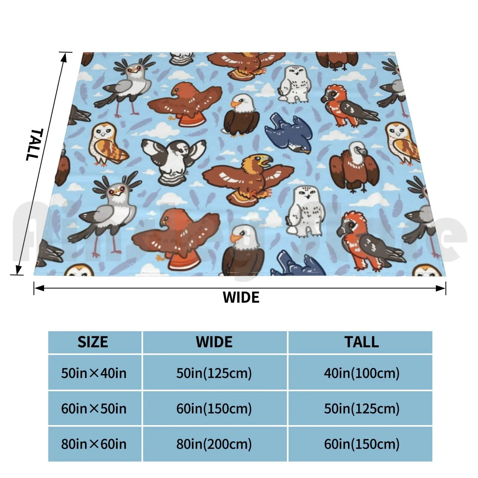 Птицы добычи одеяло супер мягкие теплые птицы тонкие Borb Raptor секретаря Bird Hawk Eagle
