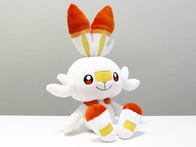 Высокое качество Scorbunny Sobble Grookey мягкая плюшевая игрушка японского аниме Кукла мультфильм дети девочки рождественские подарки на день рождения