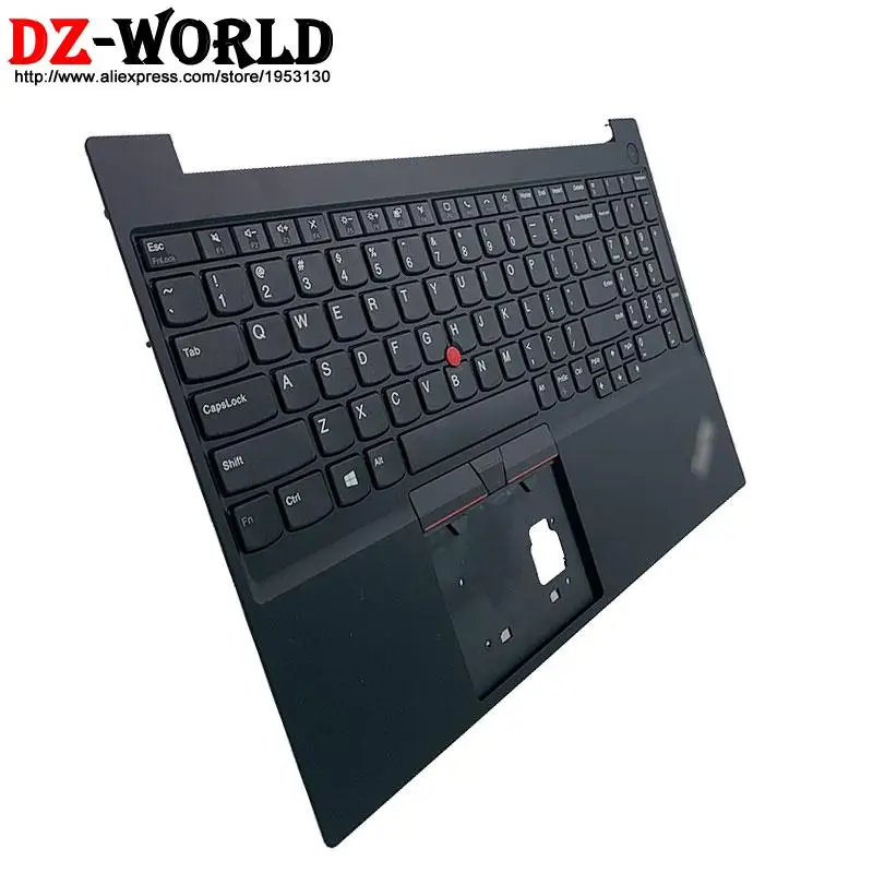 new original us english keyboard with shell c cover palmrest upper case for lenovo thinkpad e15 gen2 laptop 5m11a35651 free global shipping