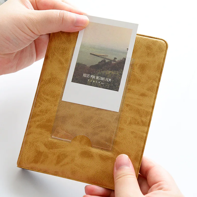 64 Pockets Polaroid Photo Album Mini Instant Picture Case Storage For Fujifilm Instax Film 8 Korea Fotografia|Фотоальбомы| |