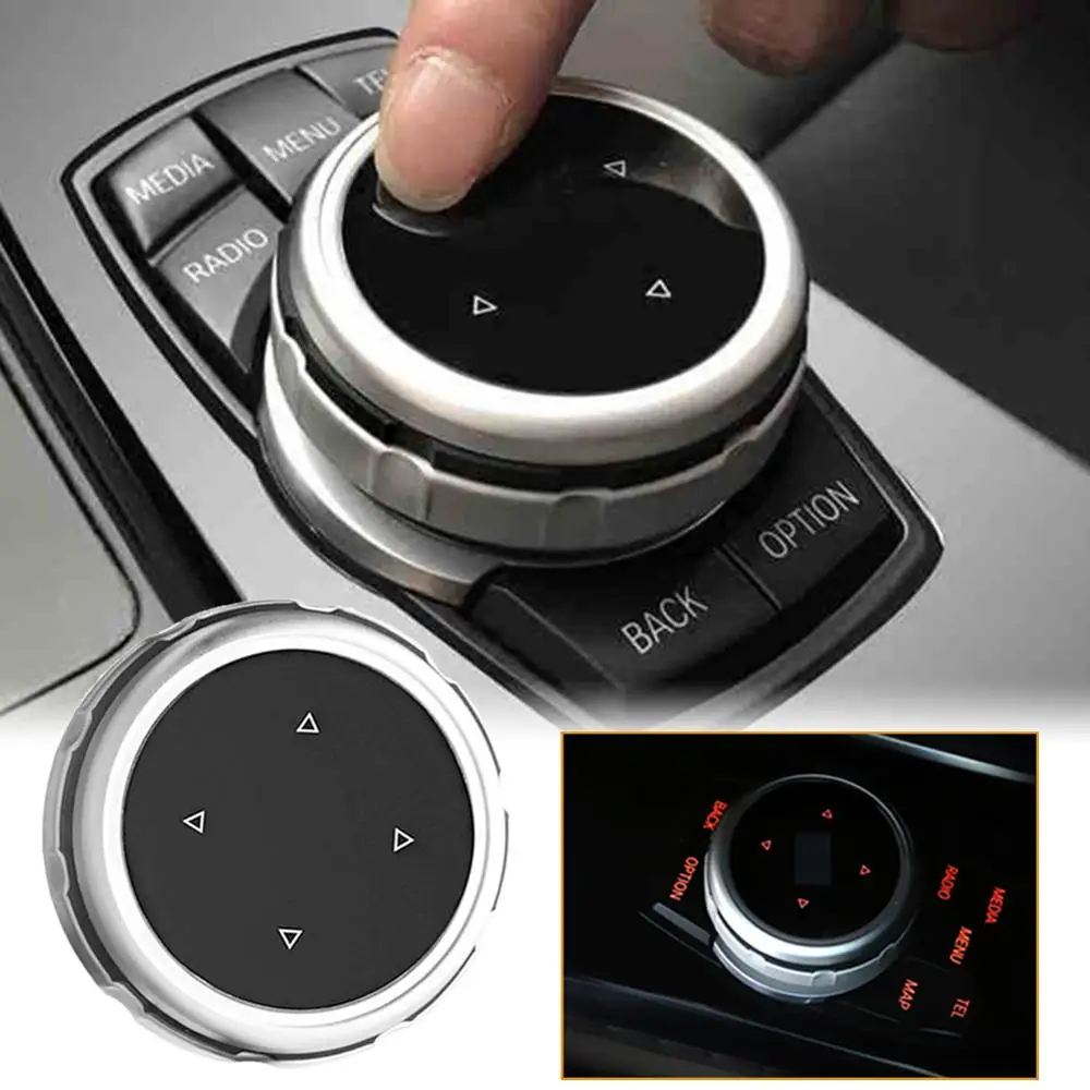 Распродажа скульптурный логотип подсветки для BMW F10 F20 F30 iDrive черная накладка на
