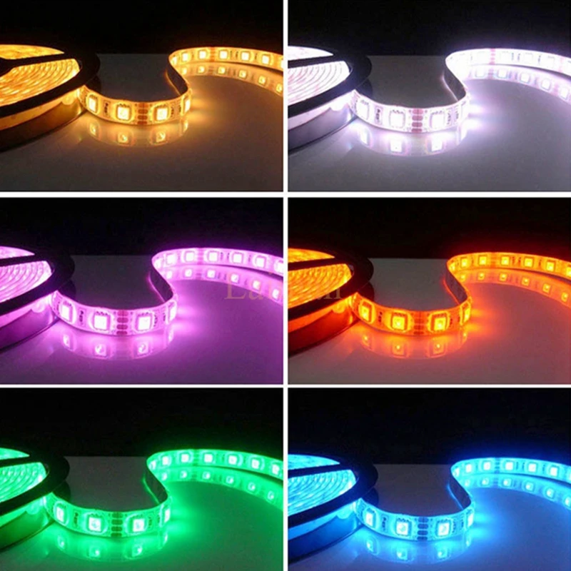 5050SMD Светодиодная лента 5 м/лот 60led/m DC12V IP65 гибкий свет водонепроницаемый