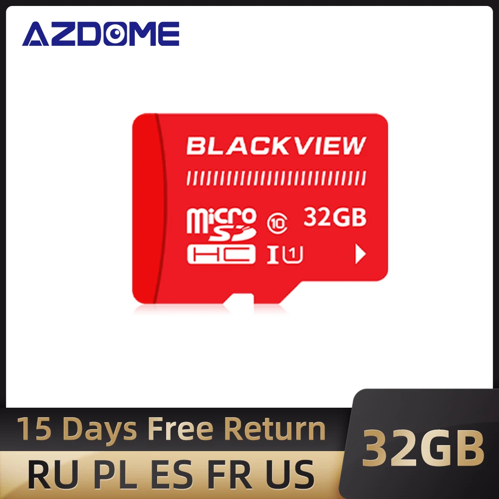 

Blackview 32GB Card Class 10 TF Micro SD For AZDOME Dash Cam Car Camera Car DVR Adapters 32G