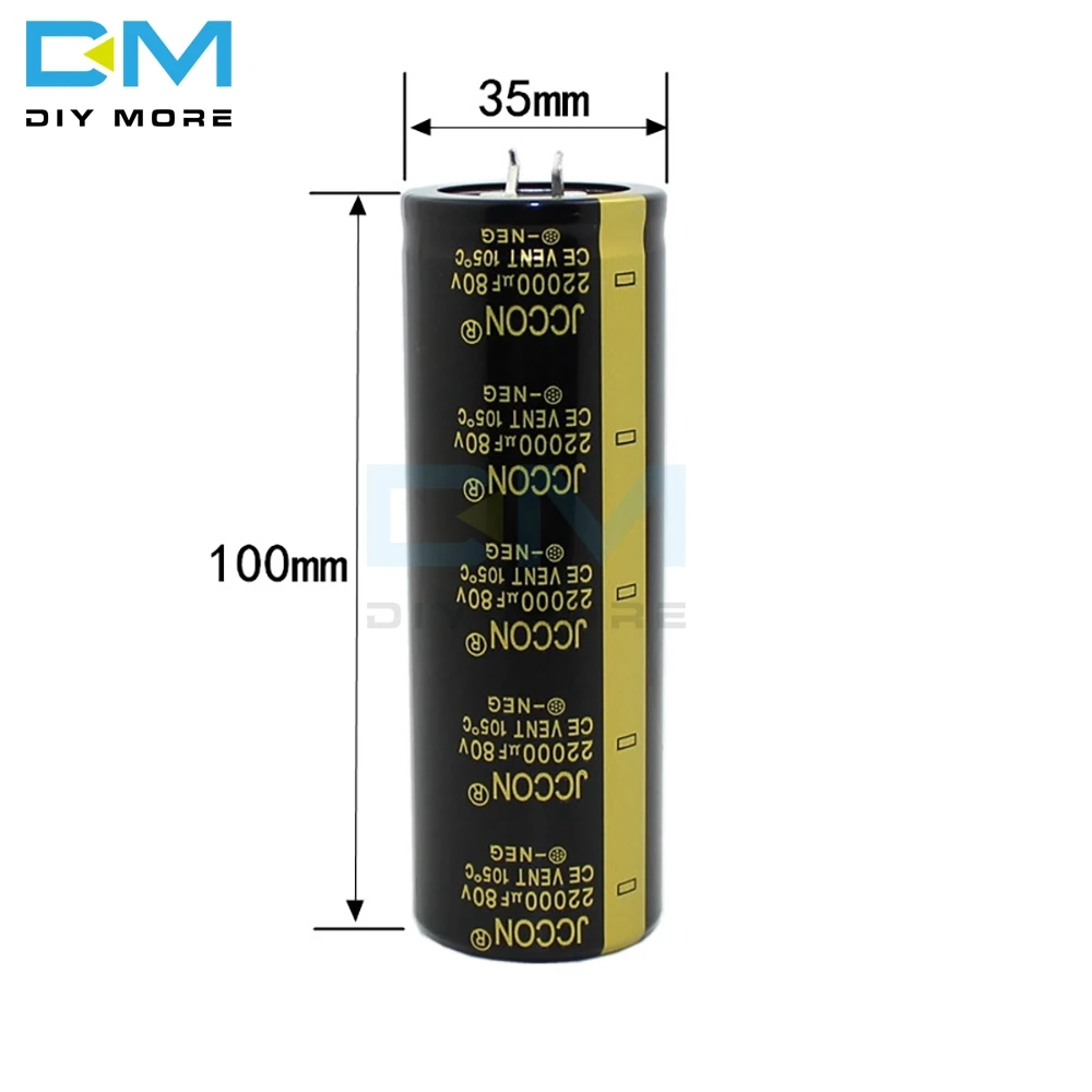 80V 22000 мкФ 35x100 мм 35X100 Алюминий электролитический конденсатор с алюминиевой крышкой, высокая частота низкое сопротивление со сквозным отверстием конденсатор с алюминиевой крышкой, 35*100 мм