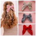 3 шт., бархатные заколки-банты для девочек