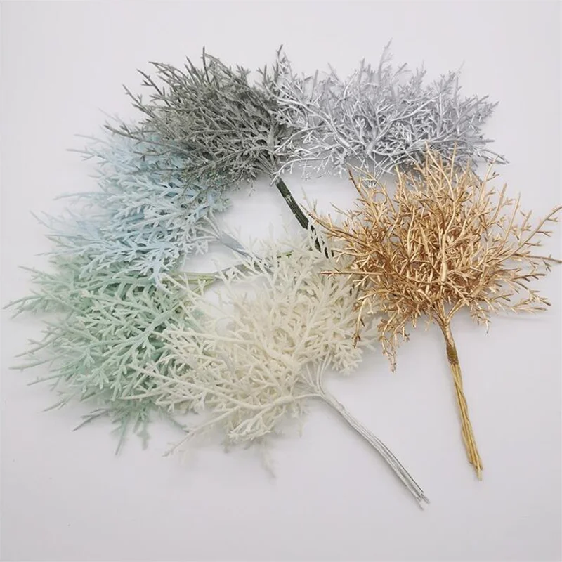 Искусственные цветы Rime 10 шт. искусственные букет ветвей мороза украшение