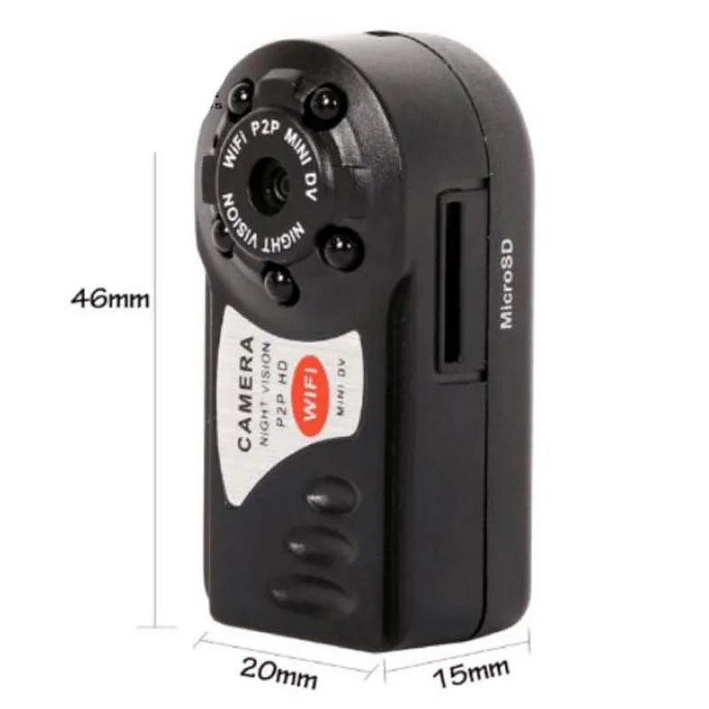 HD 720P Mini Camera Wifi P2P Infrared Night Vision Small DV DVR Wireless IP Cam Video Camcorder Recorder Base Holder | Автомобили и