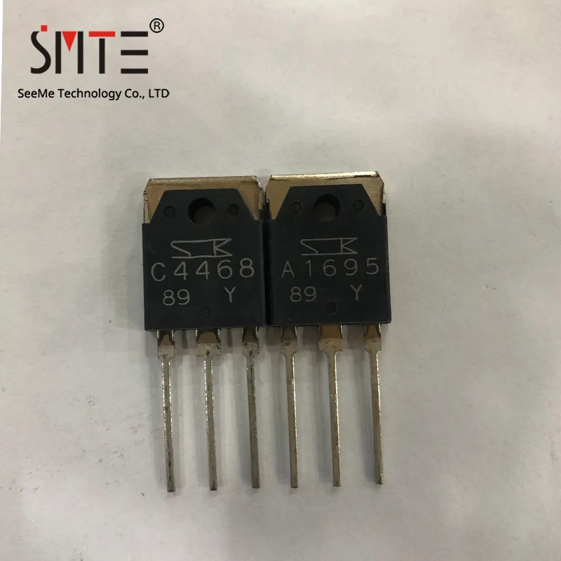 5 пара/лот 2SC4468 2SA1695 силовая трубка A1695 C4468 новая и оригинальная|Интегральные схемы|