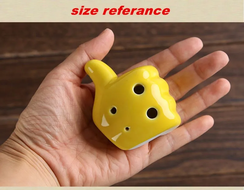 6 отверстий ocarina мультфильм лягушка серия ocarina флейта духовые Музыкальные инструменты Флейта Zelda Керамическая Флейта для детей игрушка ocarina