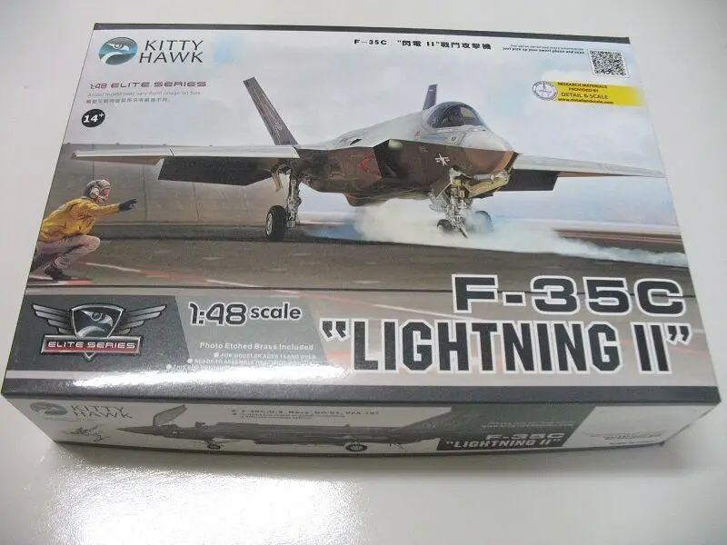 Модель Kitty Hawk 80132 1/48 F 35C Lightning II в сборе Новинка|Наборы для сборки моделей| |