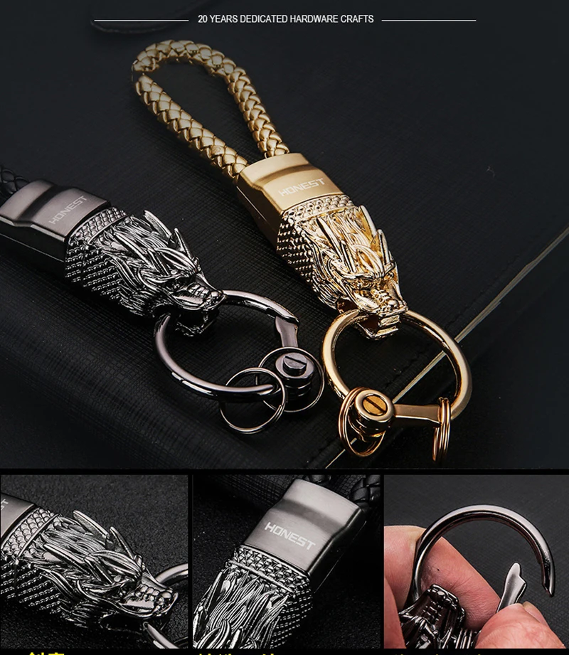 

High-End Car Key Ring for Suzuki Sx4 Audi A3 B6 Volkswagen Toyota Camry 2018 BMW W211 Keychain LED Light Motorcycle Accessories