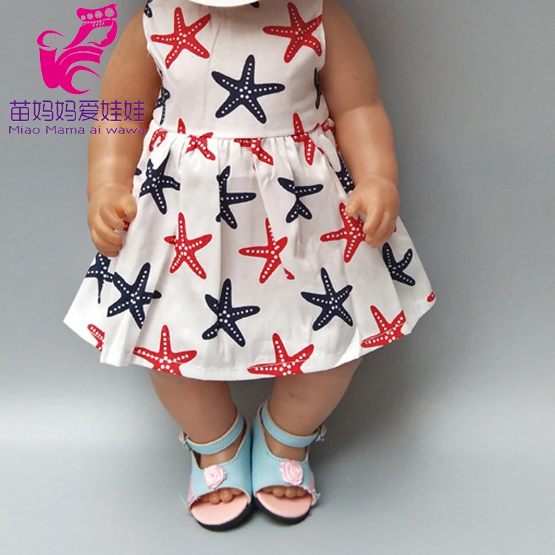 Кукла платье подходит для 43 см Bebe Born Кукла Reborn Детская одежда и 18 дюймов Кукла аксессуары подарок для девочки