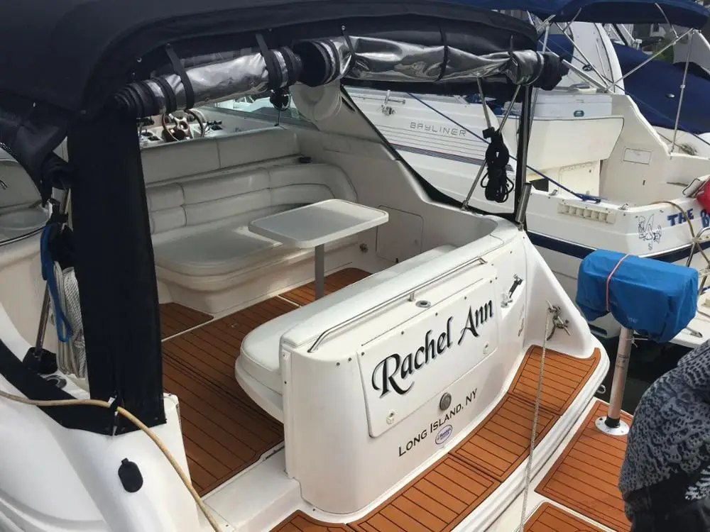 1995-1999 платформа для плавания на лодке и кабина из ЭВА тикового настила |