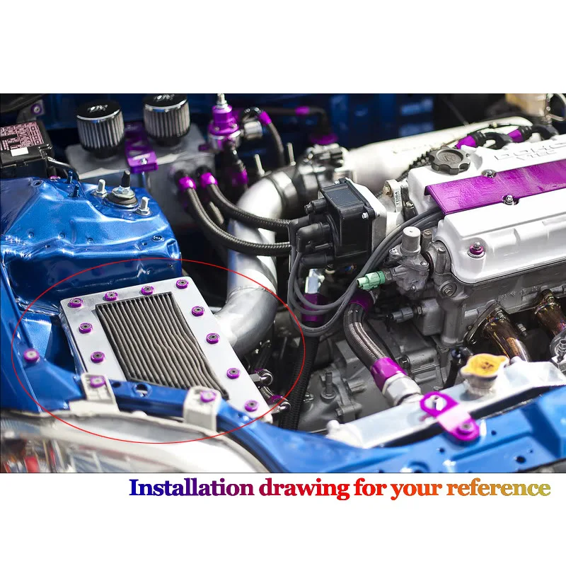 Болты для автомобильного JDM крыла шайбы номерного знака M6 YAMAHA TIGER 1050 SpoRt 1200 EXPLORER 800