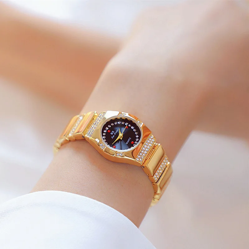 

2021 student sports watch new concept creative steel mesh belt ladies watch bracelet watch full diamond ladies watch quartz watc