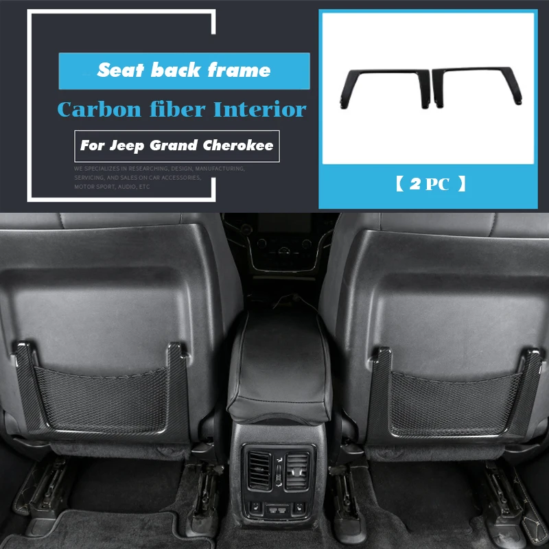 ABS Carbon Fiber Cover Trim For Jeep Grand Cherokee 2019 2020 Whole Interior Door Handle Steering Wheel Accessories | Автомобили и
