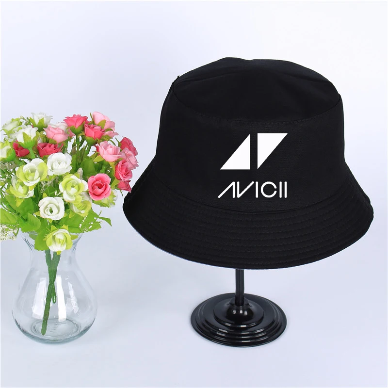 Панама с логотипом Avicii для мужчин и женщин плоским козырьком от солнца шляпа