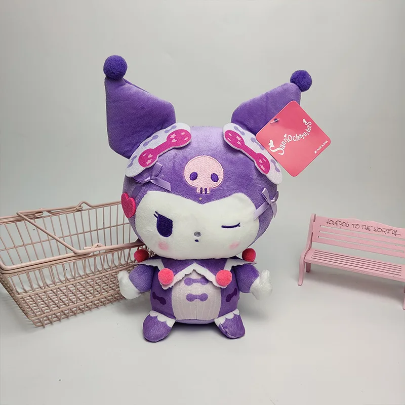 

Хобби мягкие животные плюшевые фильмы высокого качества 20 см Kuromi диванная подушка декоративные рождественские подарки для детей